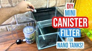 Nano Aquarium Owners Rejoice! A Simple DIY Canister Filter Solution