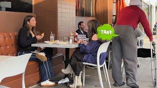 Bad Grandpa Farts In People Faces While They Eat In Beverly Hills!!! (Eat Farts)