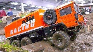 MEGA RC CRAWLER SCALER 6X6 TRAIL TRUCKS IN ACTION / Messe Intermodellbau Dortmund 2019