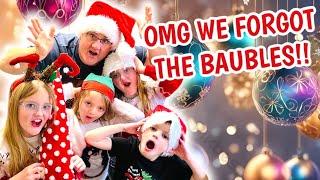 ** OMG WE FORGOT THE BAUBLES ** | HOME DECORATING for Christmas 2024