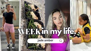 WEEK IN MY LIFE | the flu,hospital visit, gym, meal prepping, hauls, closet reorganization, & more!