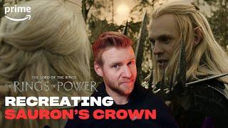 Recreating Sauron's Crown | The Rings Of Power | Prime Video