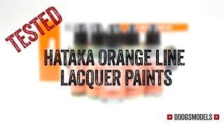 Tested: Hataka Orange Line Lacquers