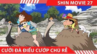 Review Shin Movie 27 , Cuộc Đua Giành chú rể Hiroshi , Tóm Tắt Shin Cưỡi đà điểu Kyty anime