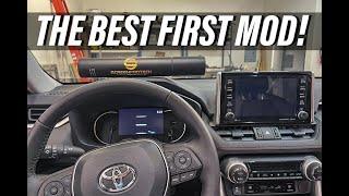 TOYOTA RAV4 INSTRUMENT CLUSTER + RADIO & MORE SCREEN PROTECTOR KIT HOW TO INSTALL | BEST FIRST MOD