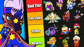 TIER LIST DES SKINS SAISONS STARR TOON STUDIOS & ANGES et DEMONS (Brawl Stars)