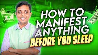 How To Manifest Anything Before You Sleep | Manifest What You Want | Dr M V Priyank