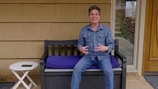 Keter Solana 70 Gallon Storage Bench - For Sale on Amazon  - An Honest Review - First Impression...