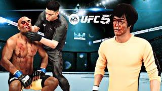 BRUCE LEE vs ANDERSON SILVA  Who Wins the Most EPIC Fight Ever?!  | EA SPORTS UFC 5 | MR. JOJO