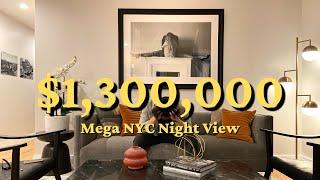 客廳就看得到千萬夜景！紐約3600萬夜景豪宅開箱｜Inside a $1.3Million NYC Apartment with Mega Night View｜MaWang Vlog #5