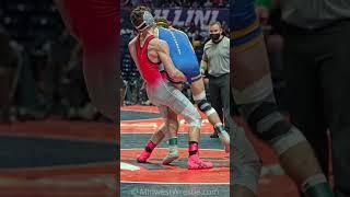 Renzo Morgan of Deerfield returns Seth Digby of Lake Forest to the mat