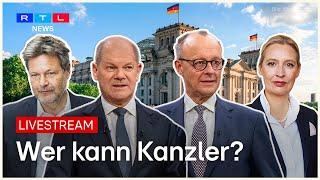 Das Quadrell - Kampf ums Kanzleramt von Merz, Scholz, Habeck und Weidel