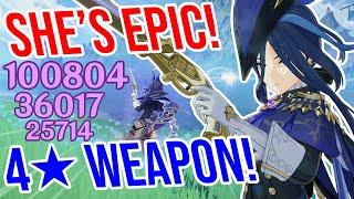 C0 Clorinde is EPIC! 4 Weapon Showcase! Genshin Impact