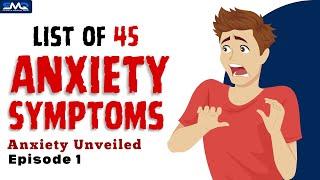 Anxiety Unveiled Episode 1: List of Anxiety Symptoms #series