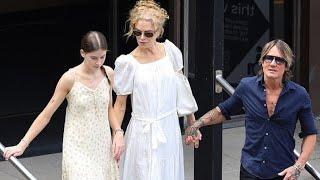 Nicole Kidman and Keith Urban Take Daughter Faith to Church in Sydney