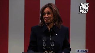 Kamala Harris delivered word salad-filled speech in her 1st extended public remarks since conceding