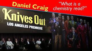 Daniel Craig "What is a chemistry read?" Knives Out L.A. Premiere with Michael Shannon