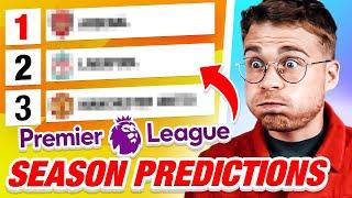 MY 22/23 PREMIER LEAGUE PREDICTIONS