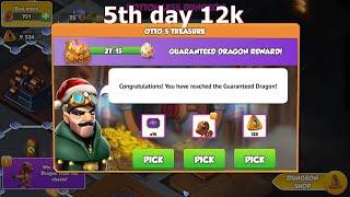 Open Total 27 last big chest | 5th day spend 12k Steeping stones in Yule Log Dungeon shadow dungeon