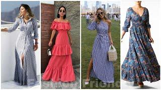 Maxi dress designs 2020 || latest maxi dresses collection 2020 - Fashion Friendly