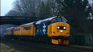 Evening Trains at Duffield | 12/01/25 #railway #transport #train #locomotive #freight #derby