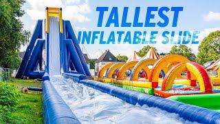 Europe's TALLEST Mobile Water Slide!