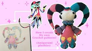 How I design my own amigurumi crochet plushies patterns!!!!