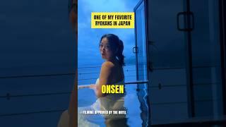 A private onsen with a stunning ocean view️ #japantravel #japantrip #visitjapan