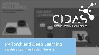 Introduction to PyTorch and Deep Learning I - Machine Learning Basics - Tutorial