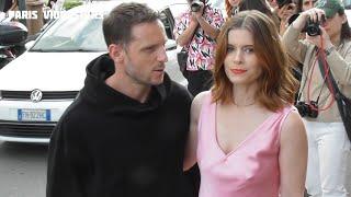 Jamie Bell with Kate Mara @ Milan Fashion Week 16 june 2024 show JW Anderson