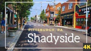 Walking Tour Pittsburgh, PA Shadyside 4K Pittsburgh Vintage Grand Prix