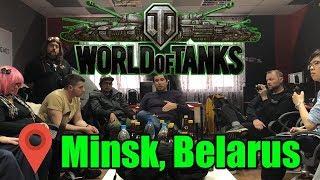 Meeting the Wargaming development team at their HQ in Minsk, Belarus