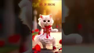 Cat dance #cat #trendingshorts #ai #kidsvideo