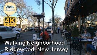 【4K60】 Walking - Ridgewood, New Jersey (Best Place to live in Bergen County)