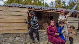 A 70-year life in a High Mountain Village and a Young family's Village work, National customs, Food