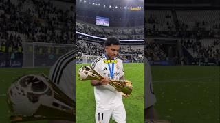 After Vini's magic performance, Real Madrid won the Intercontinental Cup.  Vini is on 