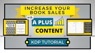 How I Increased my Book Sales! A Plus Content - No More Blurry Canva Images! KDP Tutorial