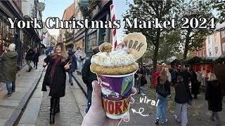 York Christmas Market 2024 | Trying Viral Hot Chocolate, Browsing Stalls & The Shambles