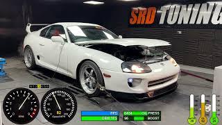 1100HP 2JZGTE 7275 GEN 2 Supra 1-6th Gear Dyno Test