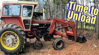 Removing The Loader From The Farmall 806