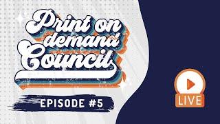 Hannah Gardner, Detour Shirts, Jays Way, Chris Heckman | Print on Demand Council #5 *LIVE*