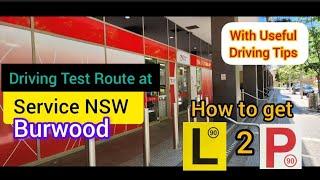 Service NSW Burwood Sydney Best Driving Test Route to get your driving licence in one attempt