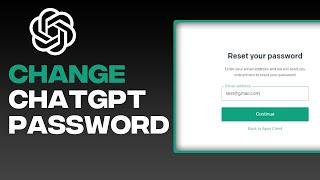 How To Change ChatGPT Password 2023 | How to Reset Chat GPT Account Password