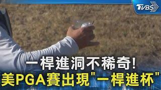 一桿進洞不稀奇! 美PGA賽出現「一桿進杯」｜TVBS新聞 @TVBSNEWS02