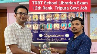 TRBT School Librarian Successful student interview | 12th Rank out of 125 | #tripuragovtjobs