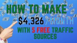 5 Free Traffic Sources To Promote Affiliate Offers | #passiveincome #freetrafficsources