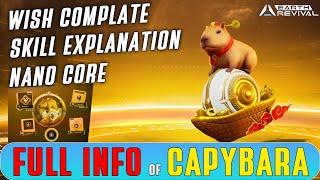 Earth Revival: Complete Capybara Minamal Guide | All 5 Wishes, Skills, & Best Nano Core Explained!