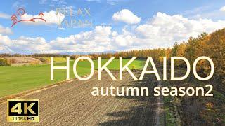 【4K】HOKKAIDO autumn2 relax music