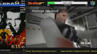 GoldenEye N64 Secret Agent Speedrun 30:57 (WR) By Marc Rützou