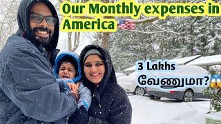 அமெரிக்காவில் மாத செலவு  ~ Cost of Living in Seattle #costoflivingusa #usatamilvlog